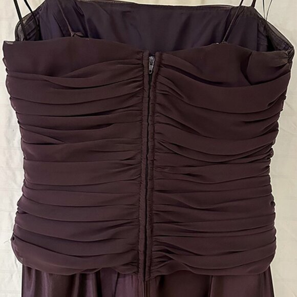 Plum Gown with Bolero Jacket - Picture 5 of 7